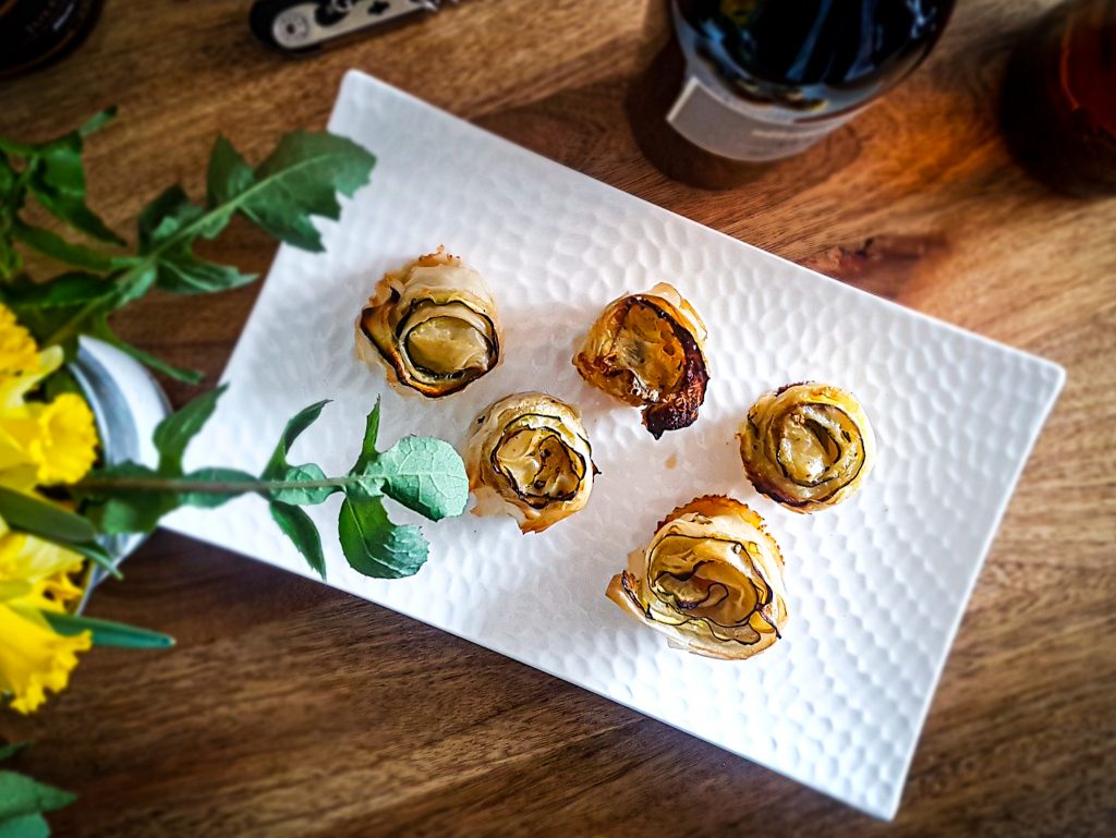 fleurs de courgette au saint félicien