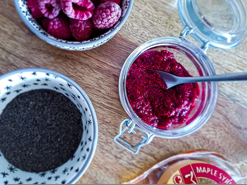 confiture express framboise